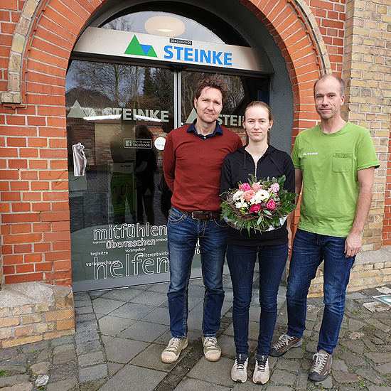v.li.: Christoph Prievitzer, Lea Kohlrusch, Sebastian Bendin